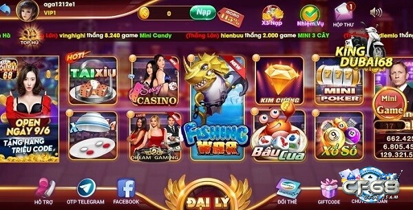 Một số trò chơi nhất định phải thử tại DuBai68 Win web