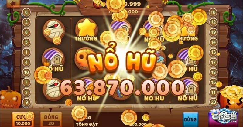 Hình ảnh game nổ hũ khi được jackpot cực bắt mắt