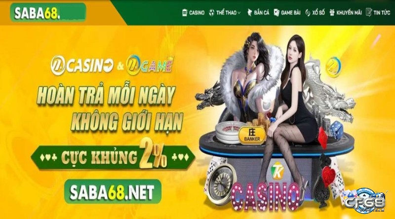 Saba68.com - Chơi game ngây ngất đổi thưởng siêu chất