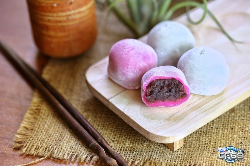 Bánh gạo Đài Loan mochi tương tự như của Nhật Bản