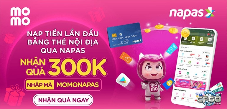 Ngoài cách nạp tiền vào ví Momo bằng thẻ cào điện thoại còn có thể dùng các loại thẻ ATM nội địa thuộc hệ thống Napas