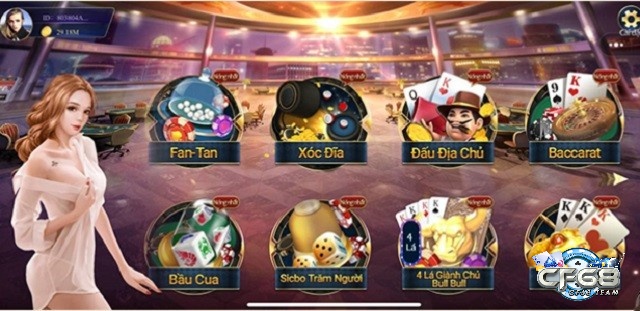 Game bài đa dạng chỉ có tại 86Club