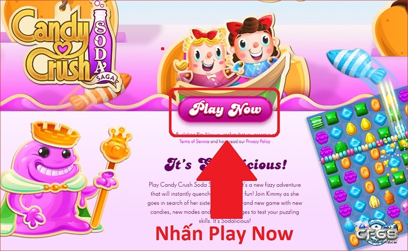 Tải trò chơi game candy về trên máy tính