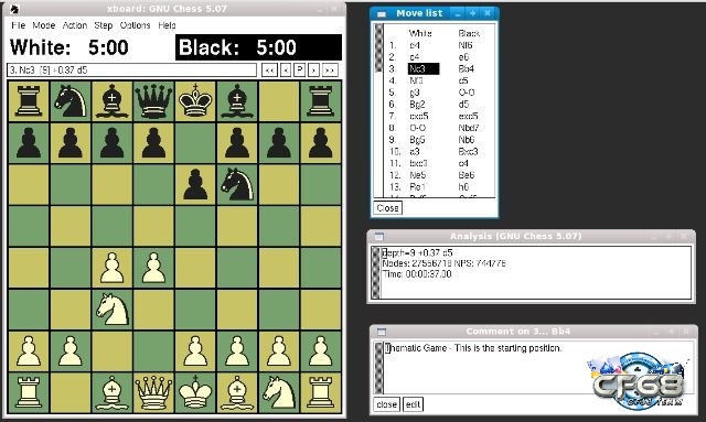 Phần mềm cờ vua Engine Fire 3.0