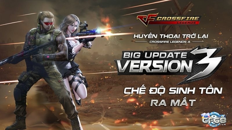 Truy cập CF68 để được trải nghiệm tựa game hấp dẫn ĐỘT KÍCH - CrossFire