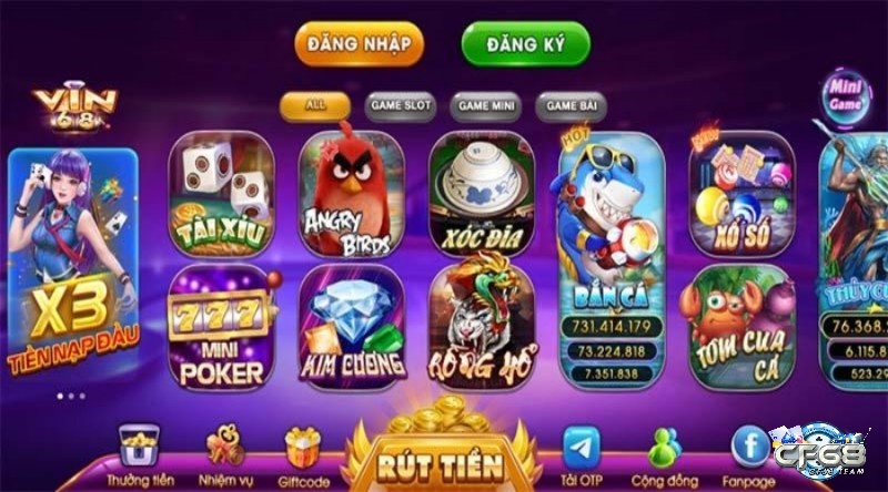 Đa dạng sản phẩm cược chất lượng tại phiên bản Vin 68 Club apk