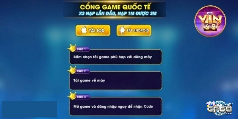 Các bước tải Vin 68 Club apk cho Android rất đơn giản