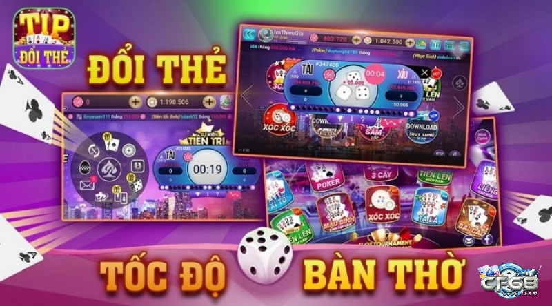 Thiết kế giao diện game bai Tip Club ấn tượng bố cục tối giản nhưng tính năng hiện đại