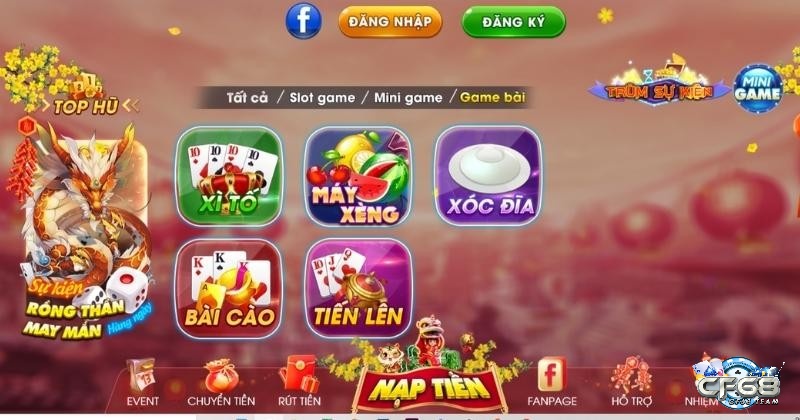 Tải Bon Club apk trải nghiệm kho game bài đình đám nhất