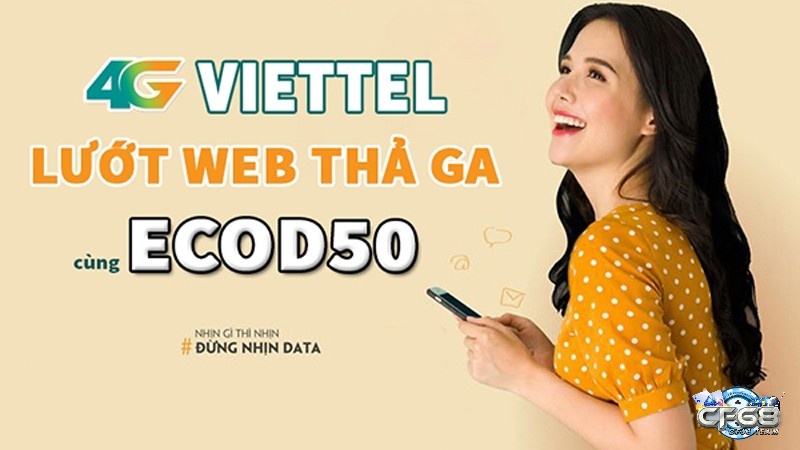 ECOD50 là một gói cước độc đáo không yêu cầu người dùng tuân theo điều kiện khi đăng ký