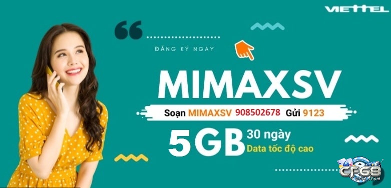 Gói cước MIMAXSV có mức giá 50k mỗi tháng