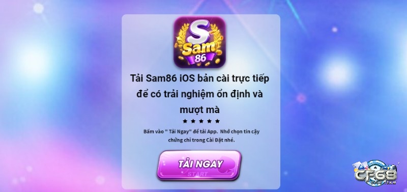 Tải Sam86 cho IOS rất đơn giản