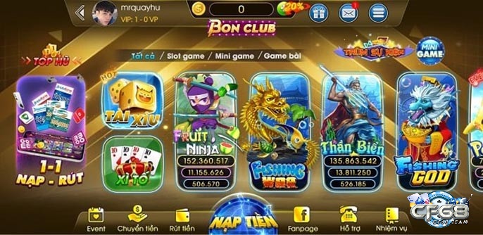 Các trò chơi slot tại Bon Club đang tạo nên cơn sốt trong giới cá cược