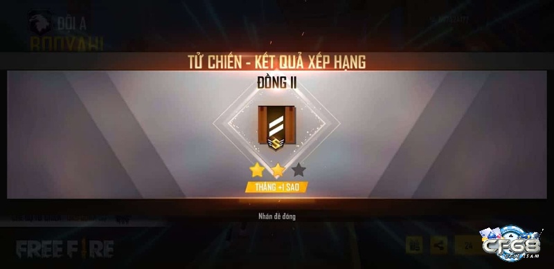 Khi bạn mới tham gia chơi Free Fire bạn rất dễ xếp hạng rank Đồng vì chưa có kinh nghiệm