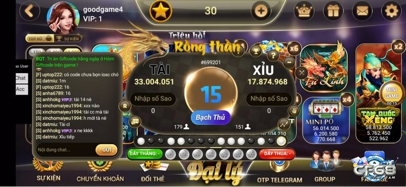 Mini game siêu hot tại Sao Club