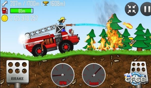 Cấu hình choi hill climb racing cho phép trên 3 nền tảng