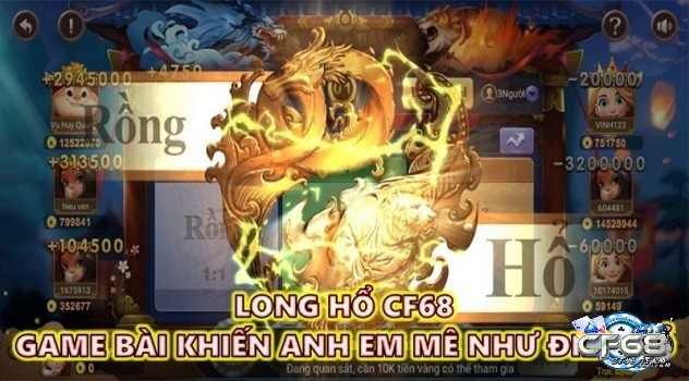 Kinh nghiệm khi chơi game rồng chiến tại cf68