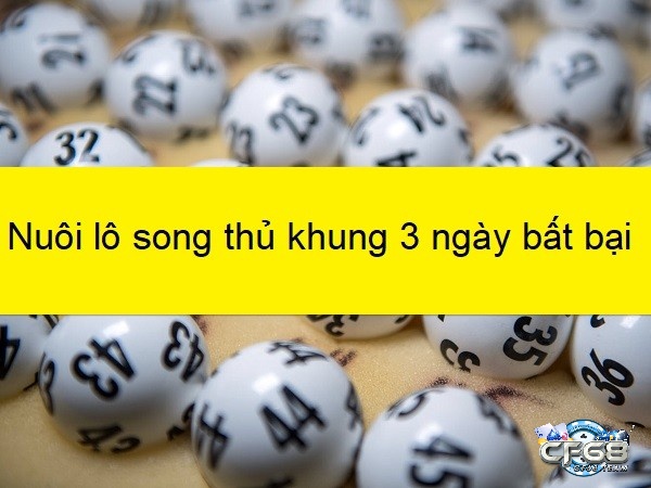 Bật mí cách nuoi lo song thu 3 ngay chính xác