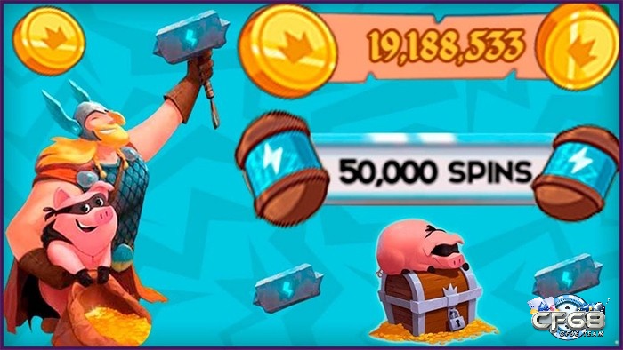 Spin chính là lượt quay khi chơi Coin Master