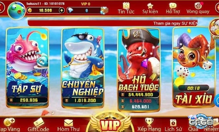 Các sản phẩm game nổi bật tại sân chơi Ban Ca Zui