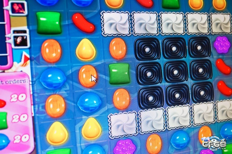 Game Candy Crush Saga có giao diện cực bắt mắt