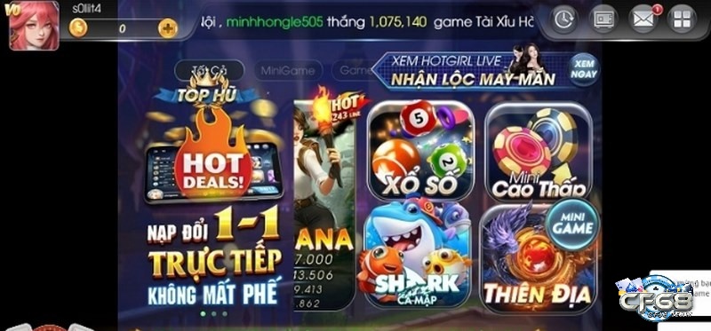 Tổng hợp những trò chơi nổi bật tại vn68 casino