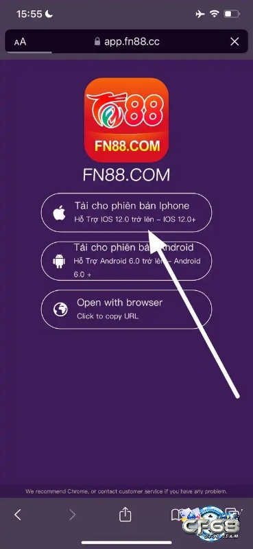 Tải app game Fn88 cho IOS không quá khó