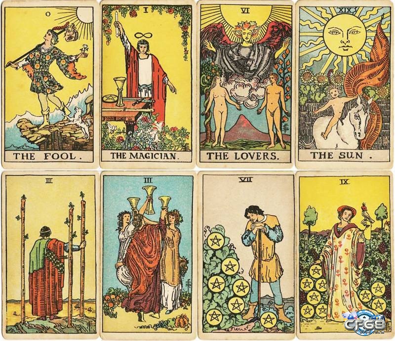 Bài Tarot thường được chia thành 2 nhóm chính