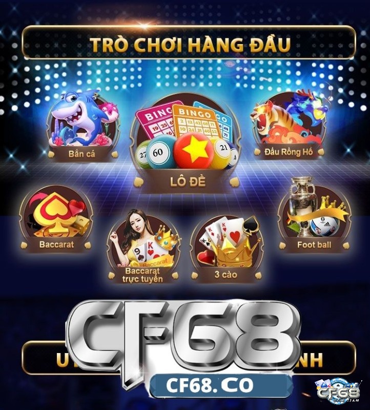 Link tải game CF68 để trải nghiệm kho game khủng đầy hấp dẫn