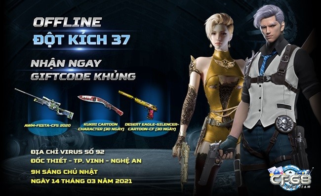 Nhập mã code cf goplay CF24DFGWET4TTE để nhận quà lớn