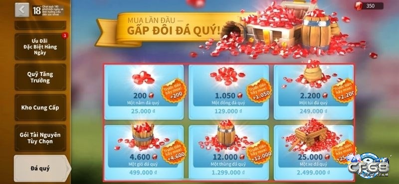 Chọn gói nạp game phù hợp