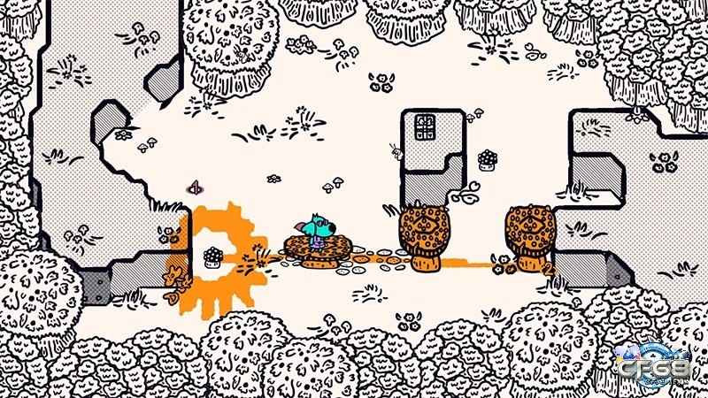 Game Chicory: A Colorful Tale có phong cách giải đố độc đáo