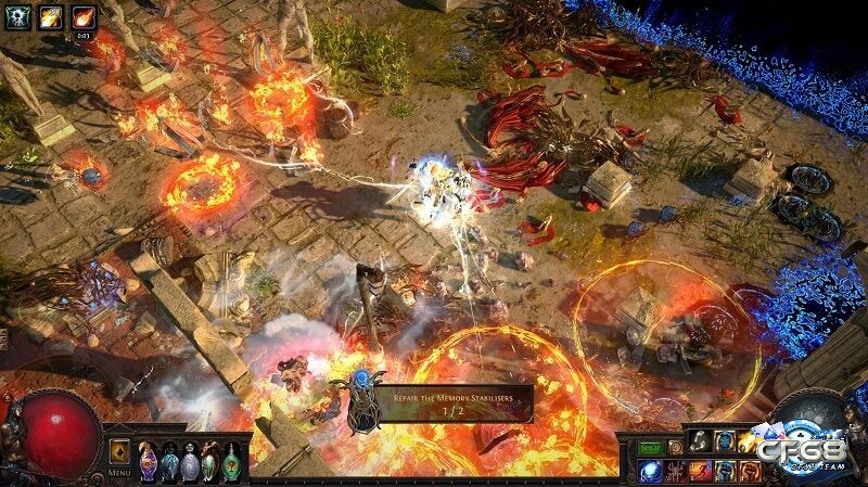  Path of Exile có đồ họa chuyển động mượt mà của nhân vật 