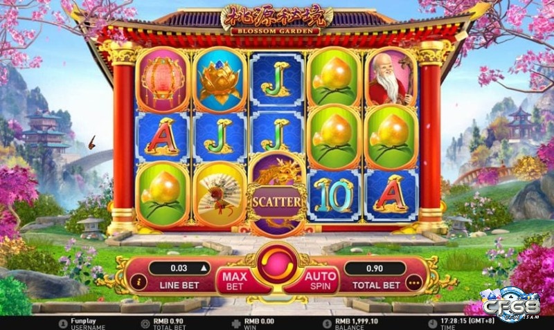 Biểu tượng trong game Slot Blossom Garden