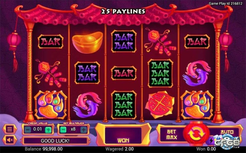 Biểu tượng trong Game Slot Wild Wild Tiger thiết kế đẹp mắt