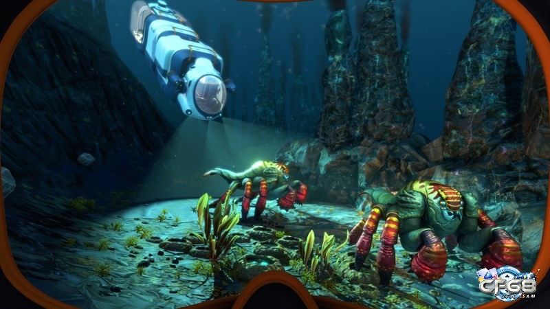 Đồ hạo game Subnautica để lại ấn tượng với tông màu tối