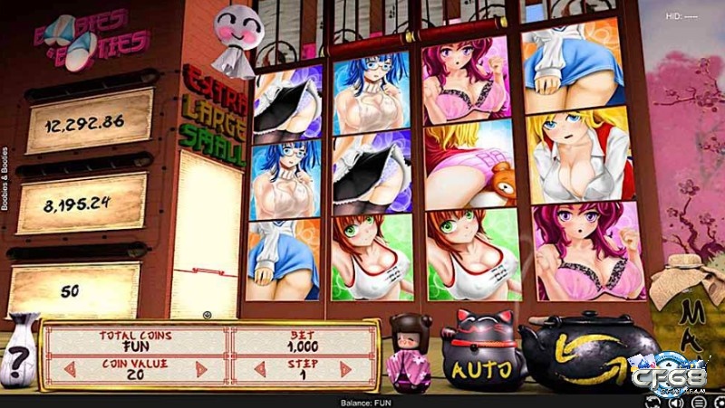 Cách chơi game slot Boobies and Booties rất đơn giản