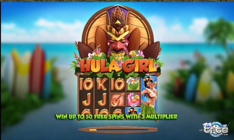 Game slot Hula Girl được thiết kế trên lưới cuộn 5x3