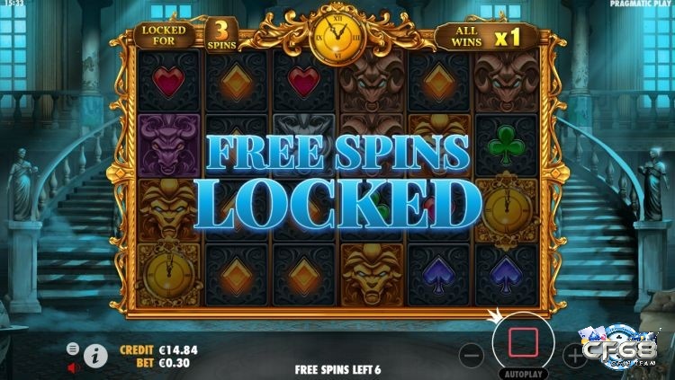 Slot Mysterious có hai tính năng quay miễn phí trong game slot Mysterious