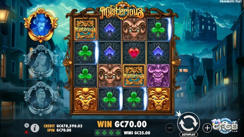 Cách chơi game slot Mysterious rất đơn giản