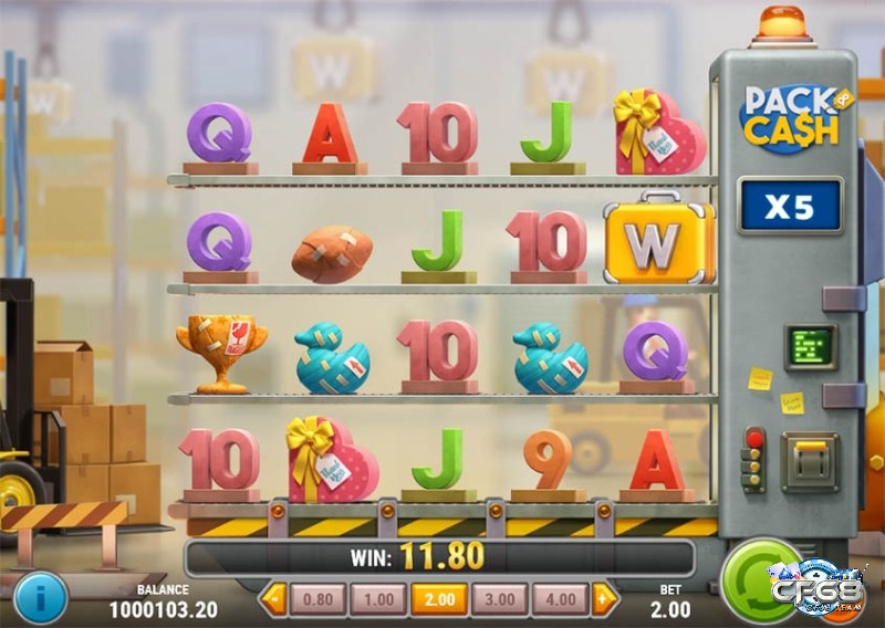 Cách chơi game Slot Pack & Cash rất đơn giản