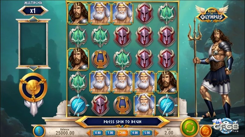 Cách chơi game slot Rise of Olympus rất đơn giản