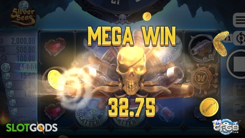 Dễ dàng đạt được MEGA BIG WIN khi chơi Silver Seas