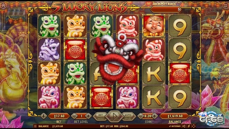 Chủ đề trong Game Slot 5 Lucky Lions như thế nào?