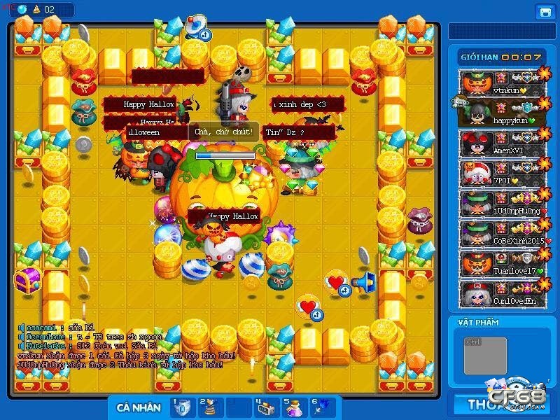 Áp dụng cách chơi game đặt boom online trên nền tảng CF68