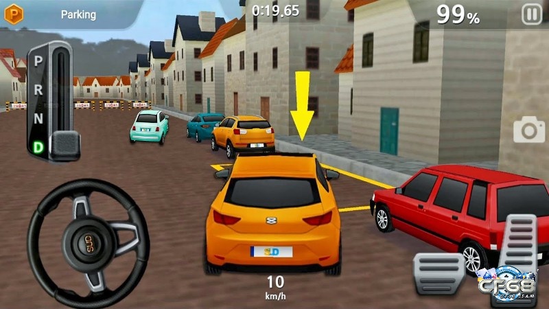 Dr. Driving 2 có đồ họa 2D nhưng hình ảnh trong game rất tươi sáng 