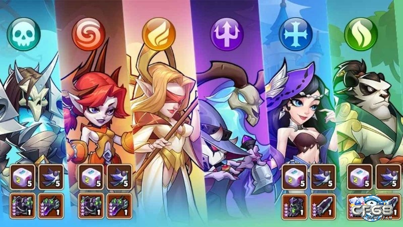 Với chế độ chơi tự động và hệ thống nhân vật phong phú, Idle Heroes là một tựa game lý tưởng cho những ai không có nhiều thời gian rảnh.