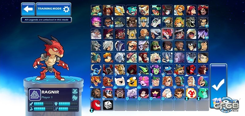 Game Brawlhalla sở hữu hơn 50 dũng tướng mạnh mẽ