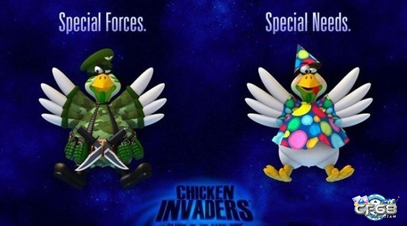 Kẻ thù trong tựa game Chicken Invaders 5