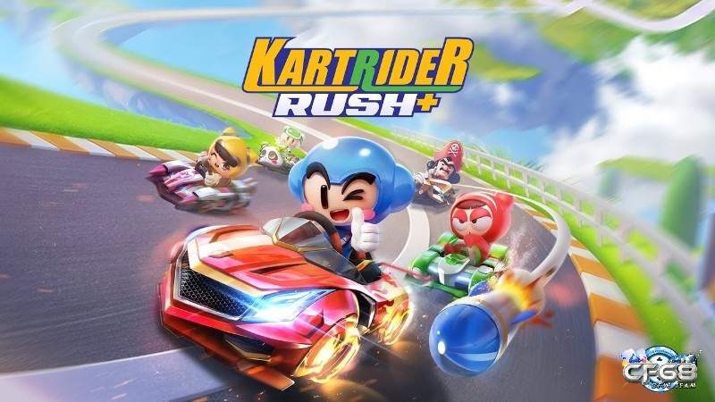 Kartrider Rush+ là game đua xe cho mobile thu hút người chơi nhờ vào hệ thống Drift độc đáo